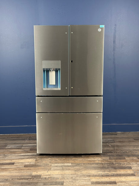 GE Profile - Profile 27.9 cu. ft. Smart 4-Door French Door Refrigerator with Door-in-Door in Fingerprint Resistant Stainless Steel