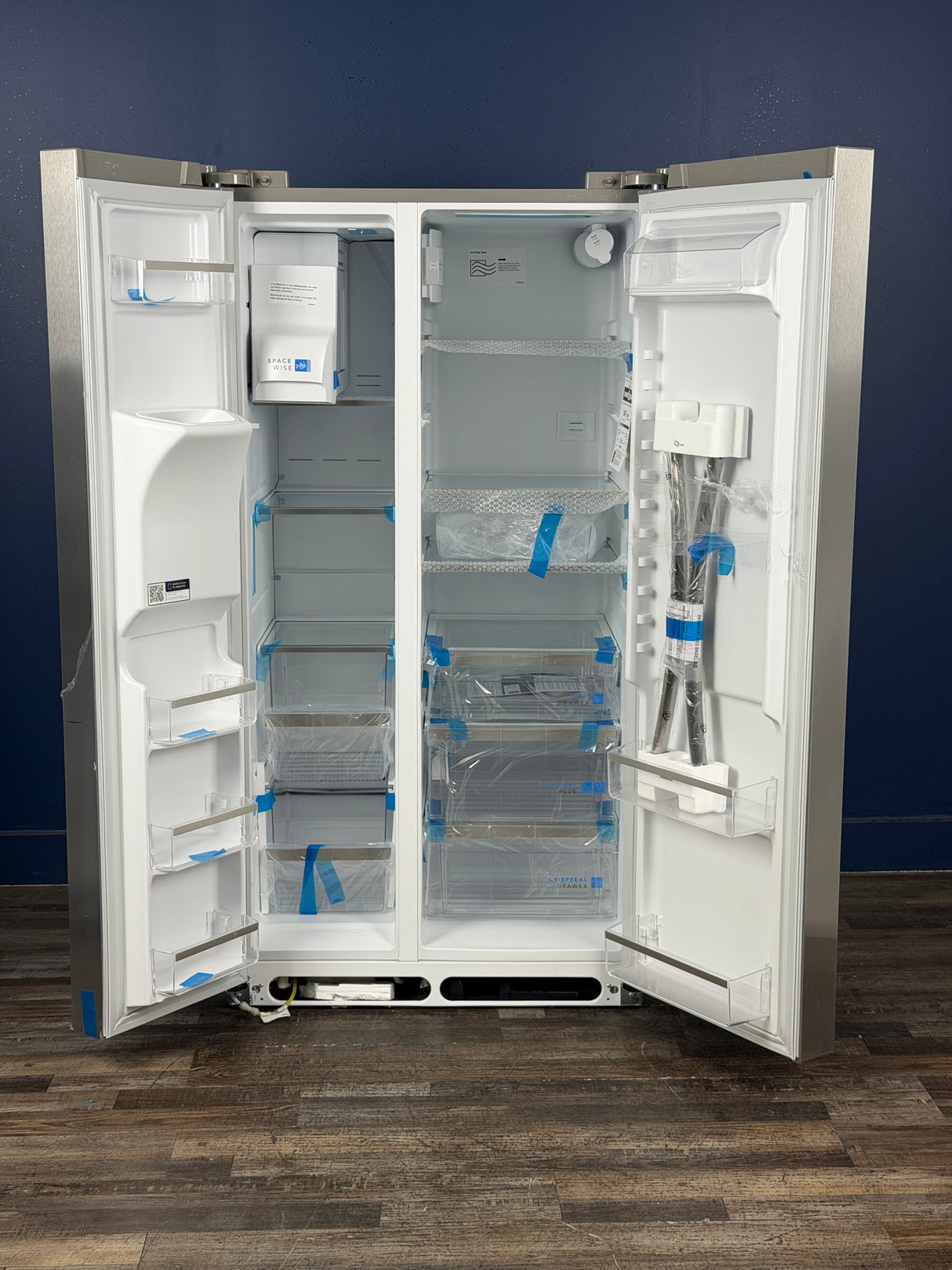 Frigidaire - Gallery 36 in. 26 cu. ft. Standard Depth Side by Side Refrigerator in Smudge-Proof Stainless Steel, ENERGY STAR