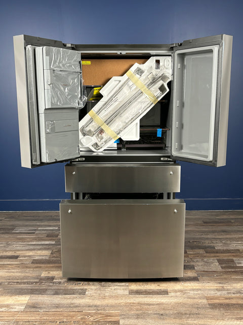 GE Cafe - 22.3 cu. ft. Smart Four-Door French Door Refrigerator with Hands-Free Autofill in Stainless Steel, Counter Depth