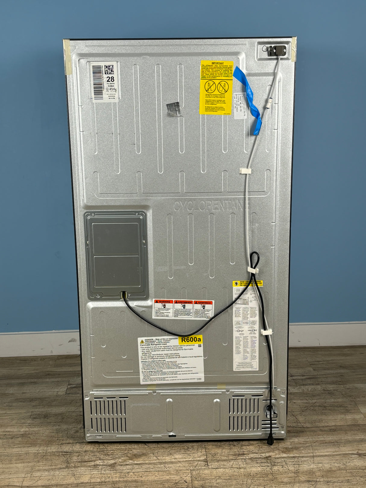 GE Profile - Profile 27.9 cu. ft. Smart 4-Door French Door Refrigerator with Door-in-Door in Fingerprint Resistant Stainless Steel