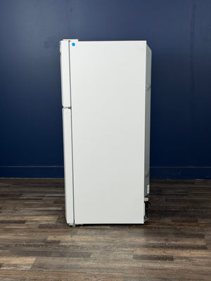 Frigidaire - 27.6 in. 14 cu. ft. Frost Free Top Freezer Refrigerator in White with EvenTemp Cooling System
