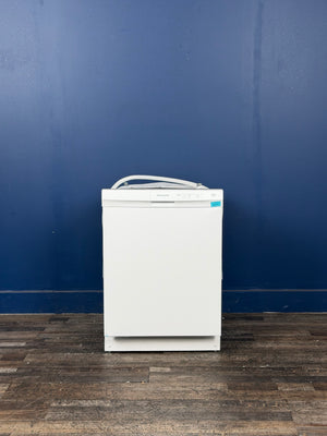 Frigidaire - 24 in Front Control Built-In Tall Tub Dishwasher in White with 4-cycles and DishSense Sensor Technology