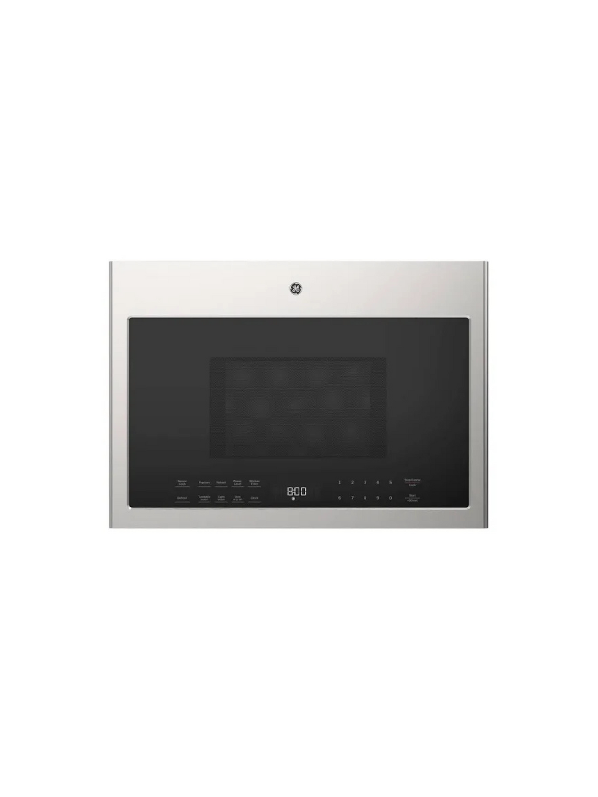 GE - 24 in. 1.4 cu. ft. Over-The-Range Microwave Oven in Stainless Steel with Sensor Cooking