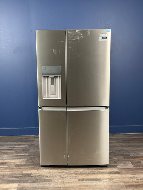 Frigidaire - Gallery 36 in. 22 cu. ft. Counter-Depth 4-Door Refrigerator in Smudge-Proof Stainless Steel, ENERGY STAR