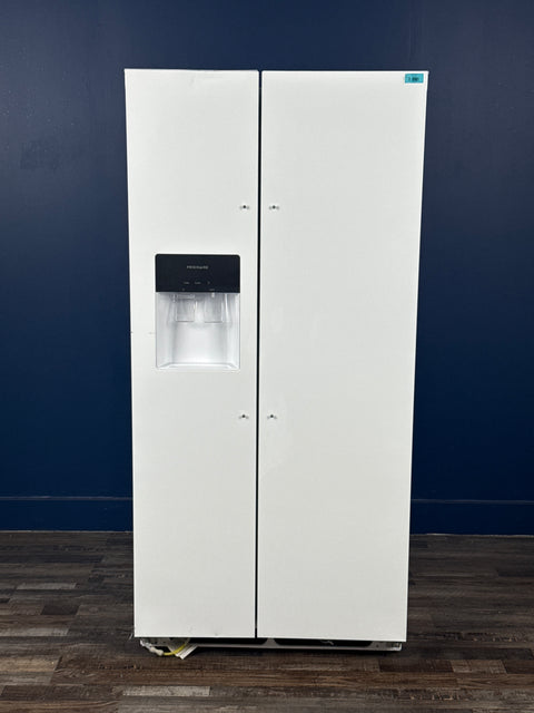 Frigidaire - 33 in. 22.3 cu. ft. Standard Depth Side by Side Refrigerator in White