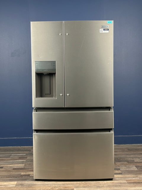 Frigidaire - 36 in. 26 cu. ft. Standard-Depth 4-Door French Door Refrigerator in Fingerprint-Resistant Stainless Steel Look
