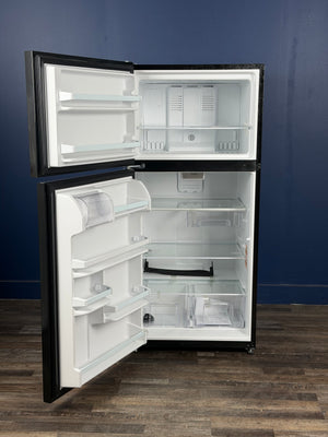 Whirlpool - 30 in. 18.3 cu. ft. Top Freezer Refrigerator Built-In and Standard in Monochromatic Stainless Steel
