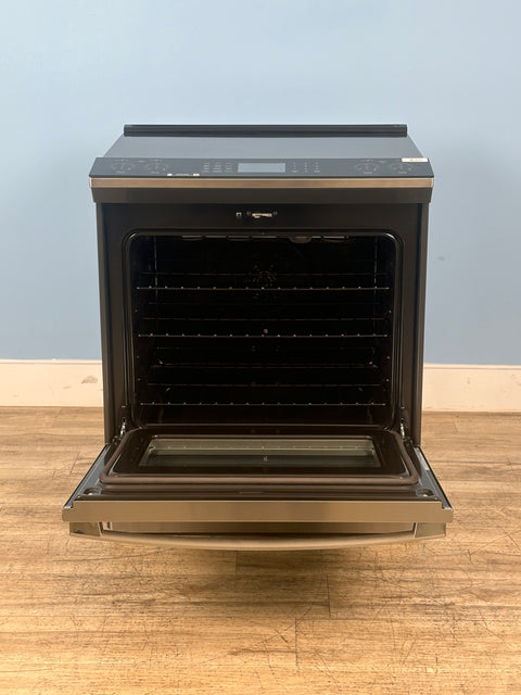 GE Profile - Profile 30 in. 4 Burner Element Smart Slide-In Induction Range in Fingerprint Resistant Stainless w/ Convection, Air Fry