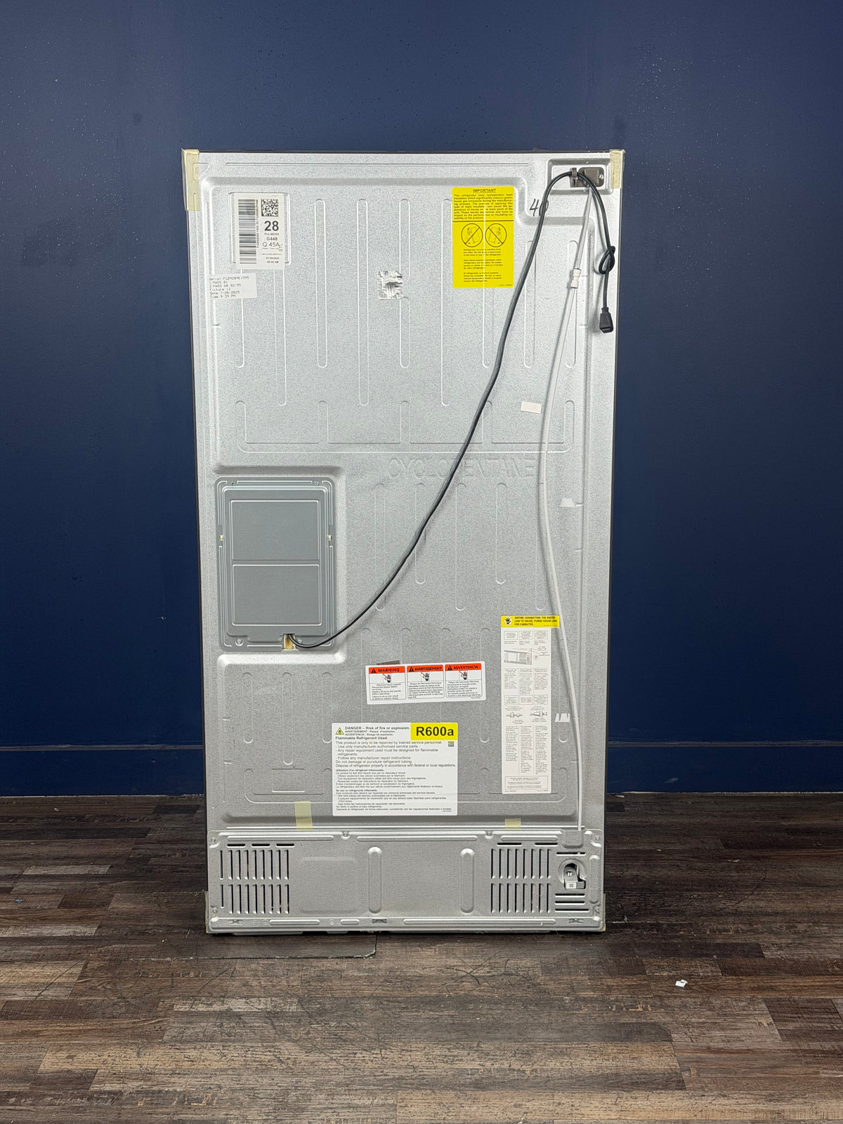 GE Profile - Profile 27.9 cu. ft. Smart 4-Door French Door Refrigerator with Door-in-Door in Fingerprint Resistant Stainless Steel