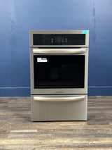 Frigidaire - Gallery 24 in. Single Gas Built-In Wall Oven with Air Fry Self-Cleaning in Stainless Steel