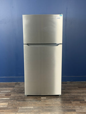 Frigidaire - 30 in. 20 cu. ft. Top Freezer Refrigerator in Smudge-Proof Stainless Steel, Energy Star
