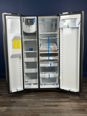 GE Profile - Profile 25.3 cu. ft. Side by Side Refrigerator in Fingerprint Resistant Stainless Steel, ENERGY STAR
