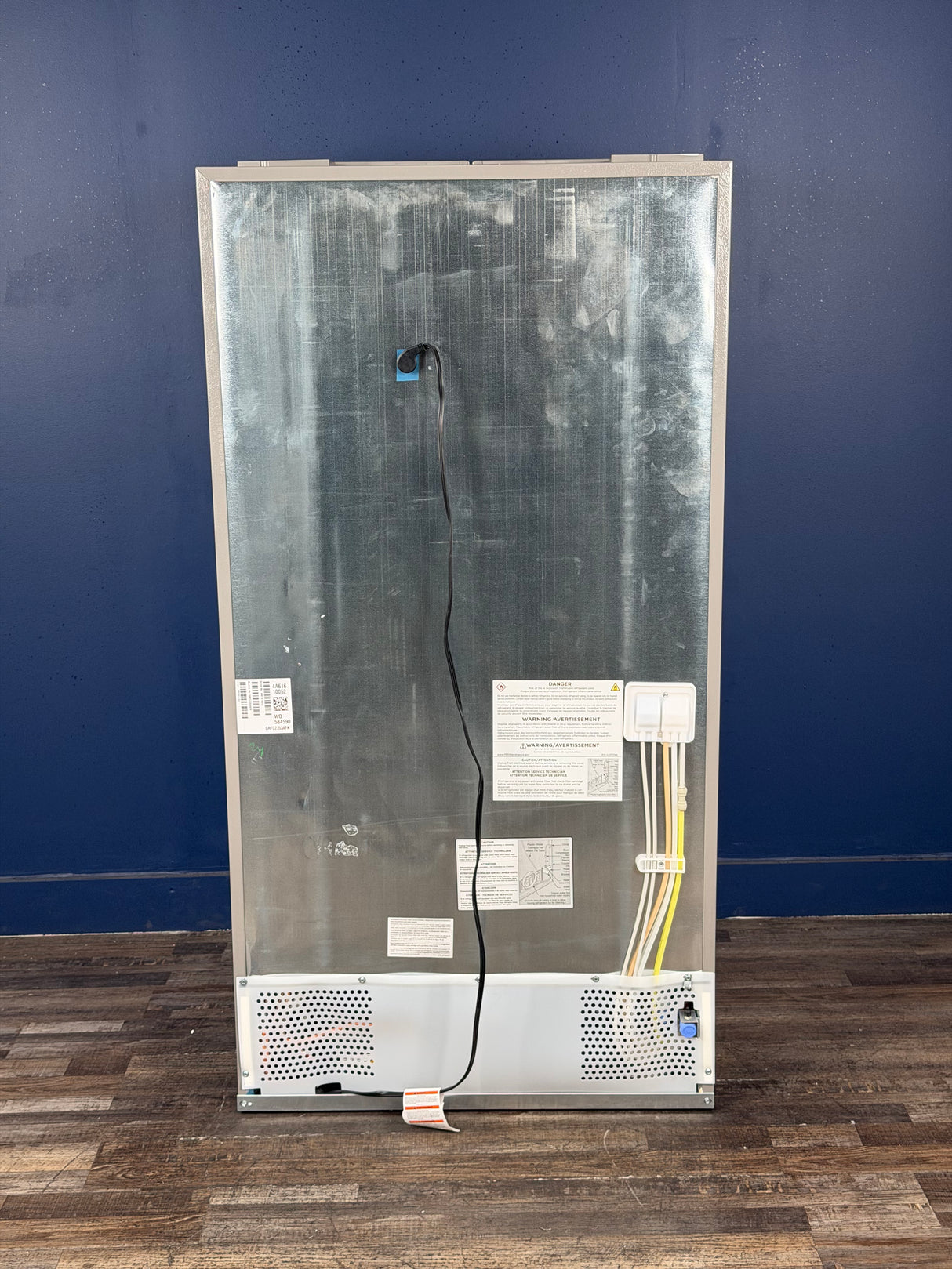 Frigidaire - Gallery 36 in. 23 cu. ft. Counter Depth French Door Refrigerator in Smudge-Proof Stainless Steel with Dual Ice Maker