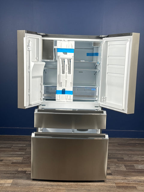 Frigidaire - Gallery 36 in. 26.3 cu. ft. 4-Door French Door Standard Depth Refrigerator in Smudge-Proof Stainless Steel