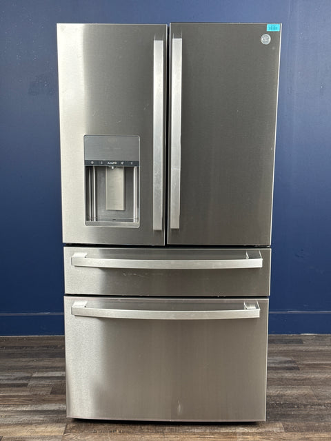 GE Profile - Profile 27.9 cu. ft. Smart 4-Door French Door Refrigerator with Door-in-Door in Fingerprint Resistant Stainless Steel