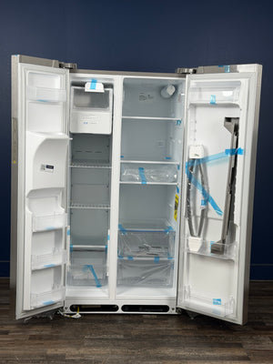 Frigidaire - 36 in. 26 cu. ft. Standard Depth Side by Side Refrigerator in Stainless Steel