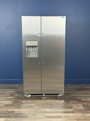 Frigidaire - 36 in. 26 cu. ft. Standard Depth Side by Side Refrigerator in Stainless Steel