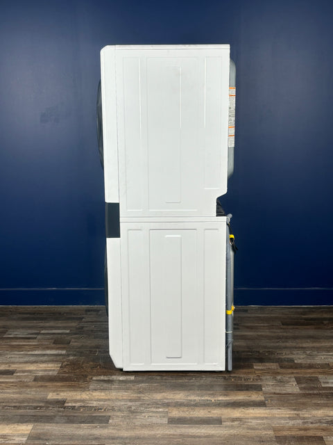 Electrolux - 4.4 cu. ft. Stacked Washer and 8.0 cu. ft. Electric Dryer Laundry Tower in White with LuxCare Wash, Energy Star