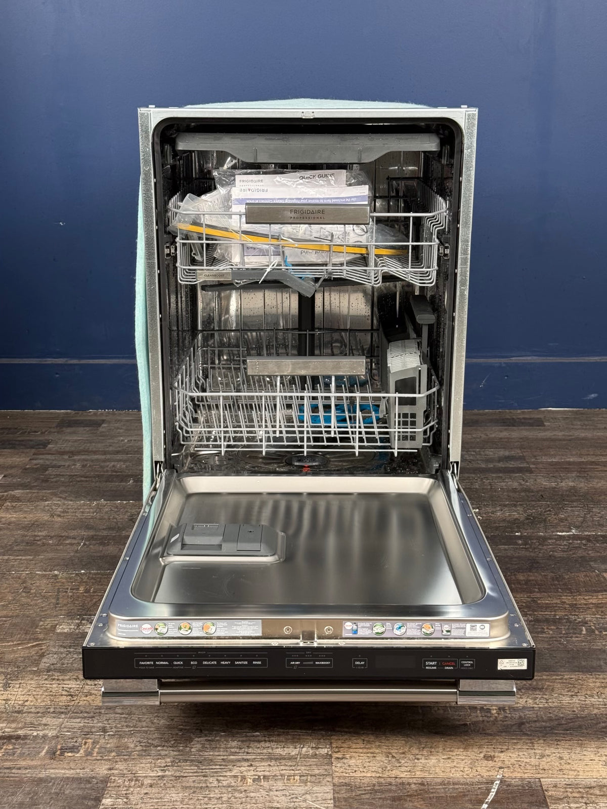 Frigidaire - Professional 24 in. Top Control Standard Built-In 45 dBa Dishwasher in Stainless Steel with 7-cycles and CleanBoost
