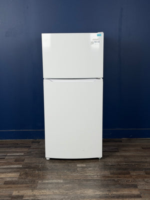 Frigidaire - 27.6 in. 14 cu. ft. Frost Free Top Freezer Refrigerator in White with EvenTemp Cooling System