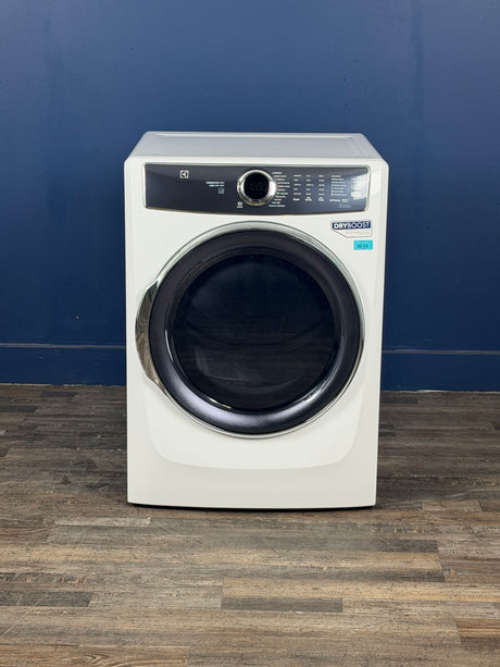 Electrolux - 8 cu. ft. White Front Load Perfect Steam Gas Dryer with LuxCare Dry and Instant Refresh