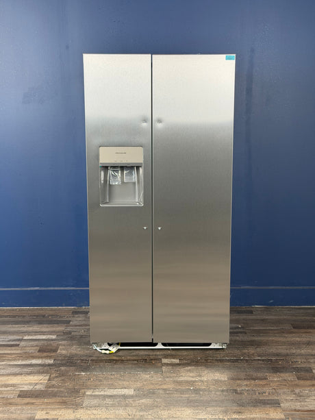 Frigidaire - 33 in. 22.3 cu. ft. Standard Depth Side by Side Refrigerator in Stainless Steel