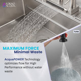 FORNO ACQUA 4 Function Waterfall  Pull-Down Kitchen Faucet