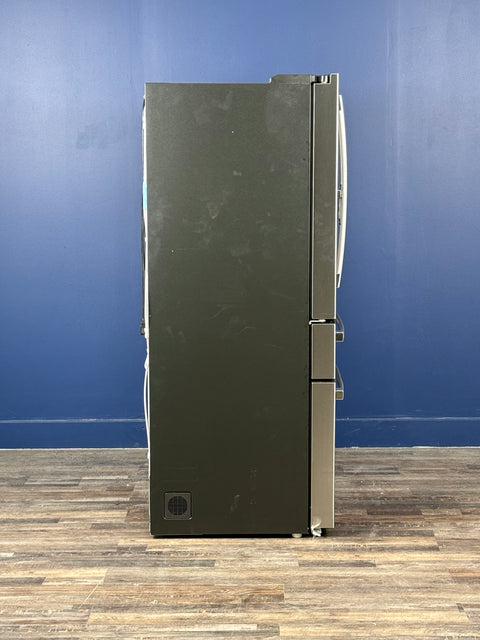 GE Profile - 36 in. 23.3 cu. ft. Smart Counter-Depth Fingerprint Resistant 4-Door French-Door Refrigerator with Door In Door