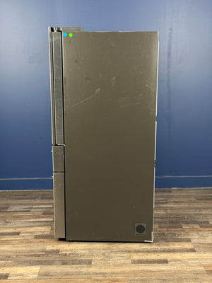 GE Profile - Profile 27.9 cu. ft. Smart 4-Door French Door Refrigerator with Door-in-Door in Fingerprint Resistant Stainless Steel