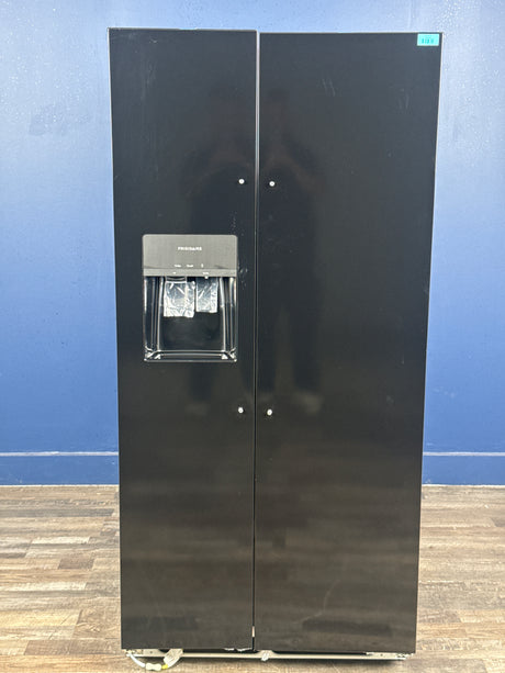 Frigidaire - 33 in. 22.3 cu. ft. Standard Depth Side by Side Refrigerator in Black