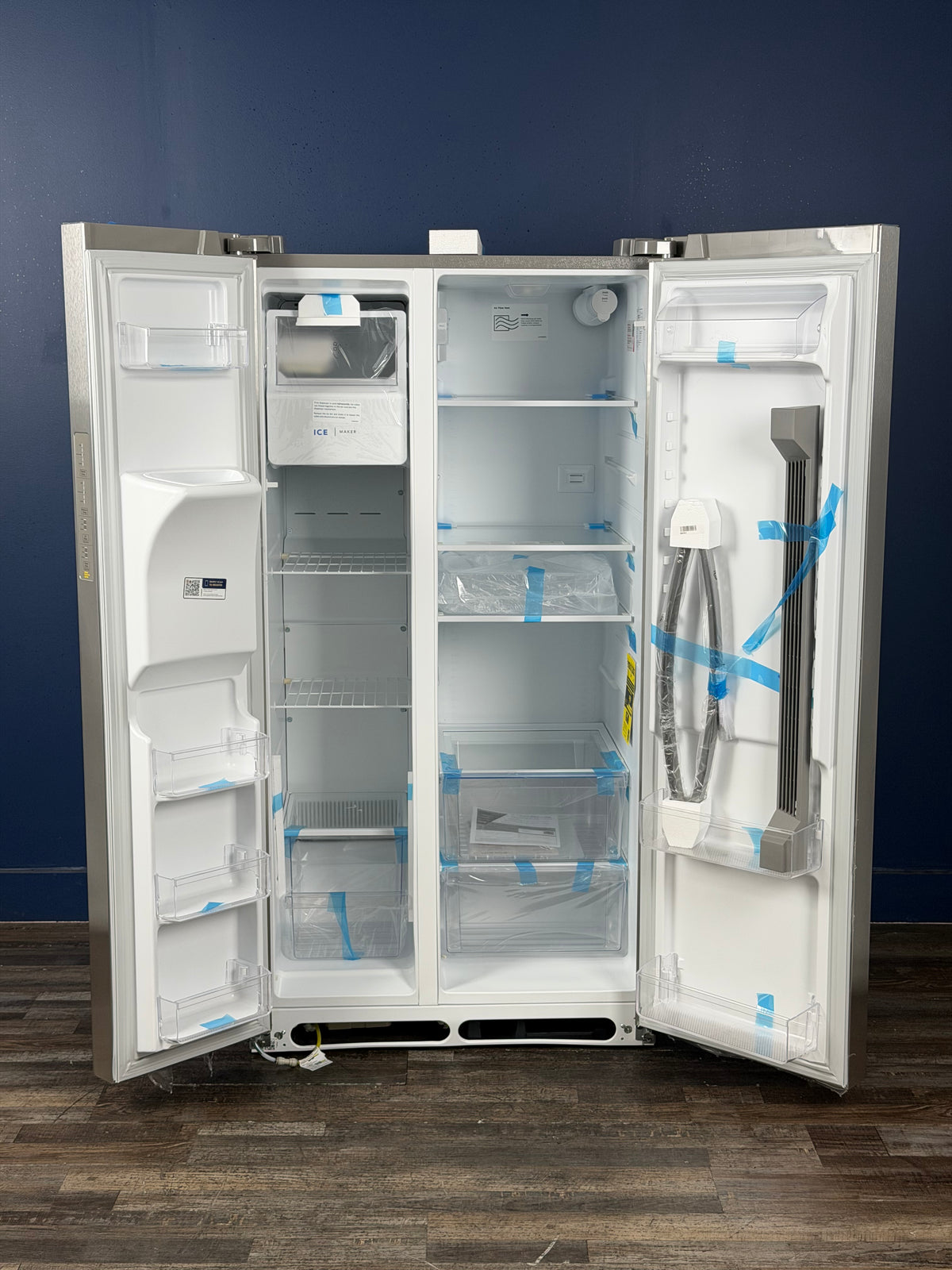 Frigidaire - 36 in. 26 cu. ft. Standard Depth Side by Side Refrigerator in Stainless Steel