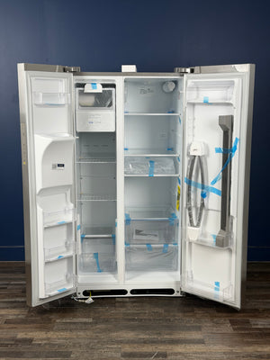 Frigidaire - 36 in. 26 cu. ft. Standard Depth Side by Side Refrigerator in Stainless Steel
