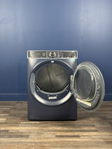 GE Profile - Profile 7.8 cu. ft. vented Gas Dryer in Sapphire Blue with Steam and Sanitize Cycle, ENERGY STAR
