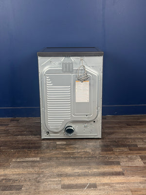 LG - 7.4 Cu. Ft. Vented SMART Stackable Gas Dryer in Black Steel with TurboSteam and Sensor Dry Technology
