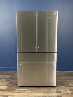 GE Profile - Profile 28.7 cu. ft. 4-Door French Door Refrigerator in Stainless Steel with Dual-Dispense Autofill Pitcher