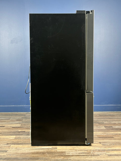 Frigidaire - 36 in. Gallery 28 cu. ft. Standard Depth French Door Refrigerator in Smudge-Proof Black Stainless Steel