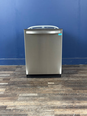 Frigidaire - 24 in Top Control Built in-Tall Tub 52 dBA Dishwasher with Plastic Tub in Stainless Steel with 4-cycles