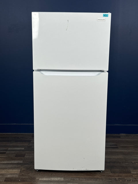 Frigidaire - 30 in. 20 cu. ft. Garage Ready Top Freezer Refrigerator in White