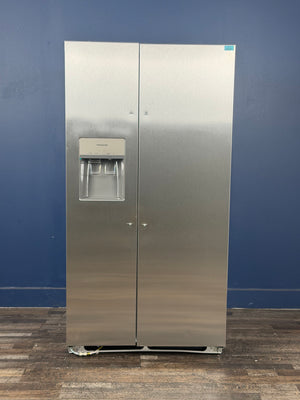 Frigidaire - 36.1 in. 22.3 cu. ft. Counter Depth Side-by-Side Refrigerator in Stainless Steel