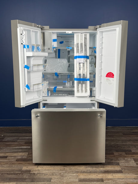 Frigidaire - 36 in. Gallery 28 cu. ft. Standard Depth French Door Refrigerator in Smudge-Proof Stainless Steel