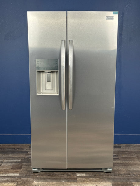 Frigidaire - Gallery 36 in. 22.3 cu. ft. Counter Depth Side-by-Side Refrigerator in Smudge-Proof Stainless Steel, ENERGY STAR