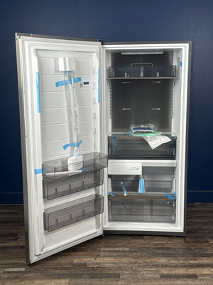 Frigidaire - Professional 19 cu. ft. Single Door Frost Free Upright Freezer in Smudge-Proof Stainless Steel, ENERGY STAR