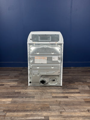 GE - Profile 7.4 cu.ft. Smart Gas Dryer in White with Sanitize Cycle and Sensor Dry, ENERGY STAR