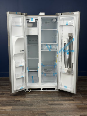Frigidaire - 33 in. 22.3 cu. ft. Standard Depth Side by Side Refrigerator in Stainless Steel
