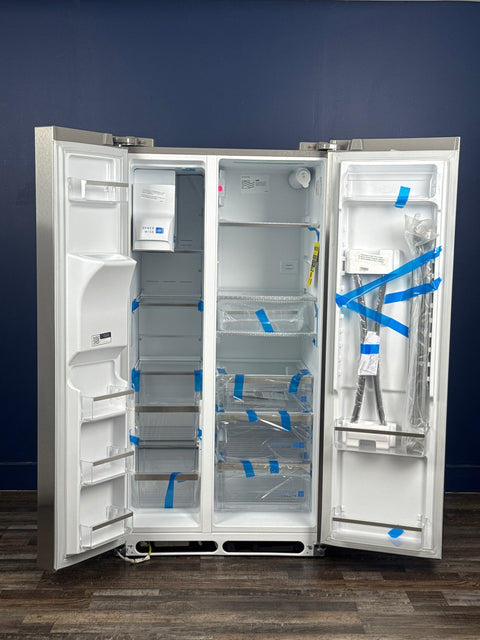 Frigidaire - Gallery 36 in. 26 cu. ft. Standard Depth Side by Side Refrigerator in Smudge-Proof Stainless Steel, ENERGY STAR