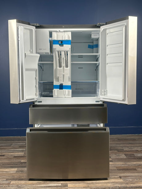 Frigidaire - 36 in. 26 cu. ft. Standard-Depth 4-Door French Door Refrigerator in Fingerprint-Resistant Stainless Steel Look