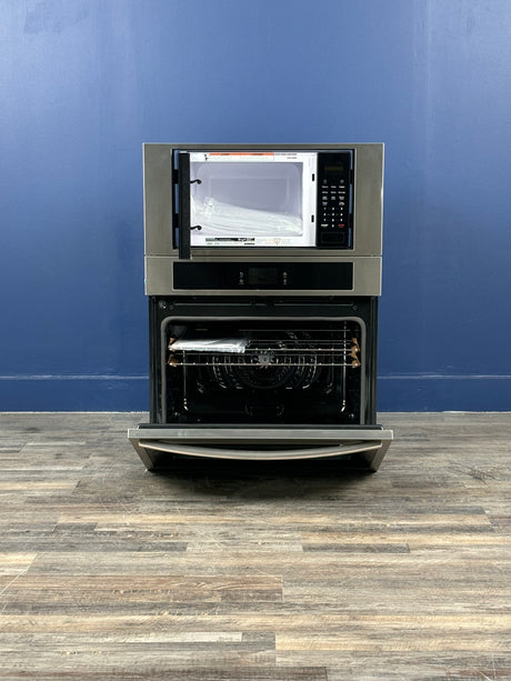 Frigidaire - 30 in. Electric Wall Oven with Built-In Microwave with Fan Convection in Stainless Steel