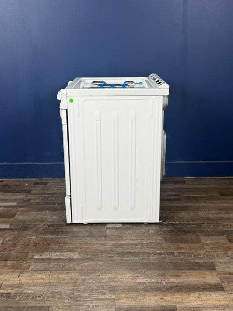 Frigidaire - 30 in. 5 Burners Slide in Front Control Gas Range with Steam Clean in White