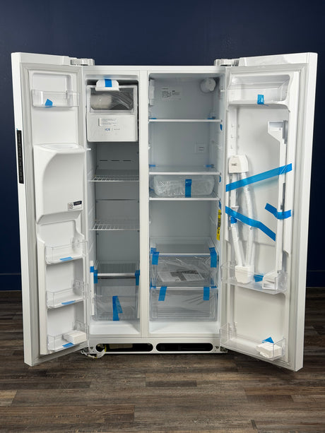 Frigidaire - 36 in. 26 cu. ft. Standard Depth Side by Side Refrigerator in White