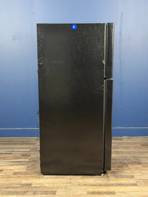 GE - 19.2 cu. ft. Top Freezer Refrigerator in Black, ENERGY STAR